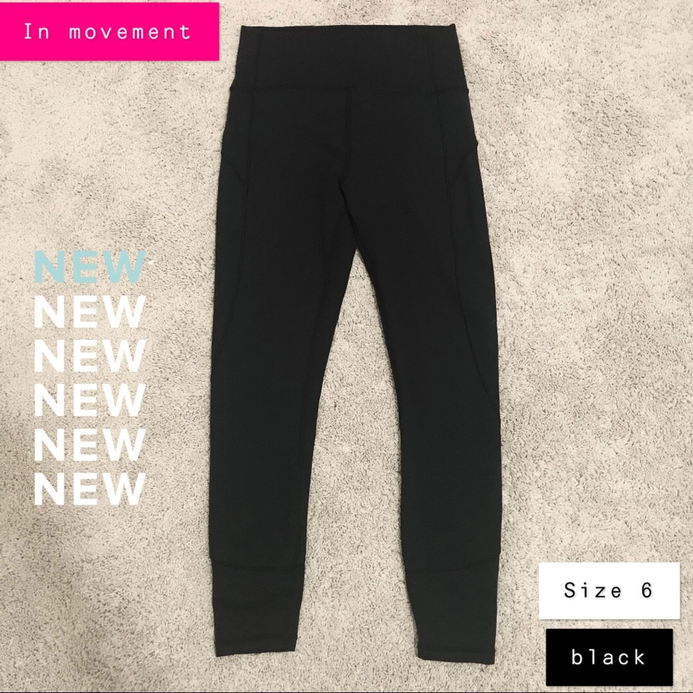 NWOT Lululemon In Movement Leggings 25” Everlux